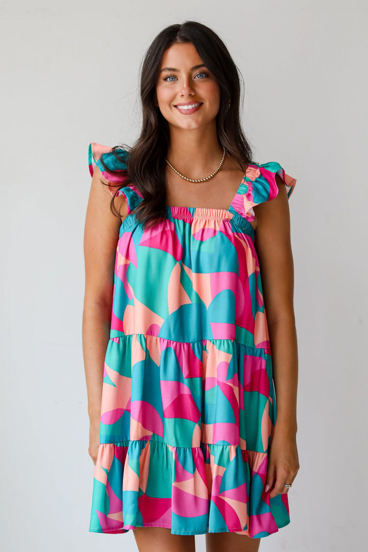 Sweet Forever Tiered Mini Dress