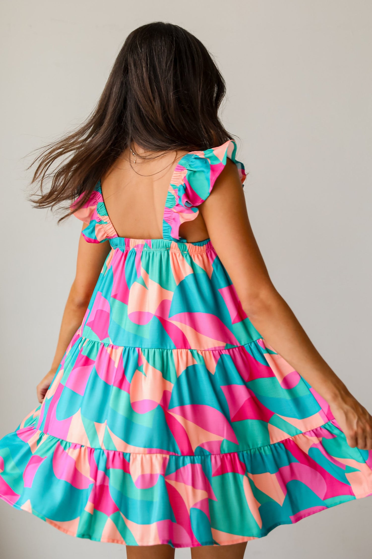 Sweet Forever Tiered Mini Dress