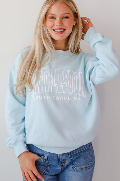 Light Blue Charleston South Carolina Sweatshirt