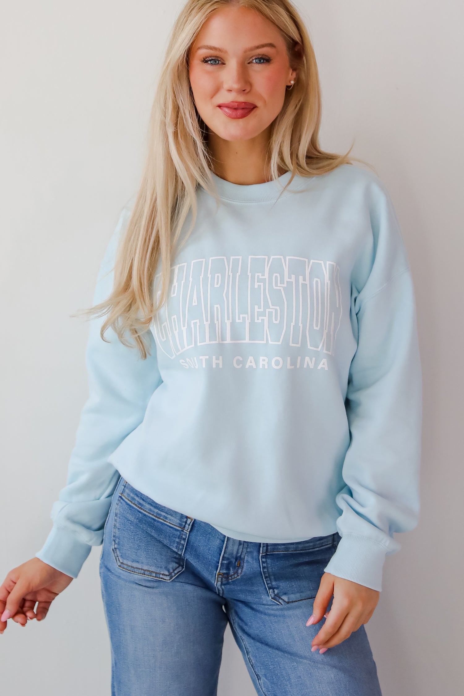 Light Blue Charleston South Carolina Sweatshirt