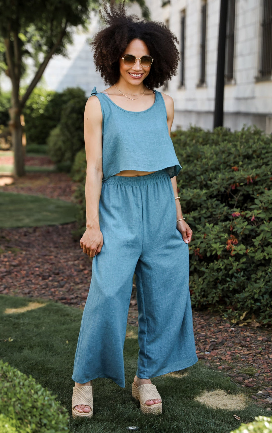 cute Teal Tank