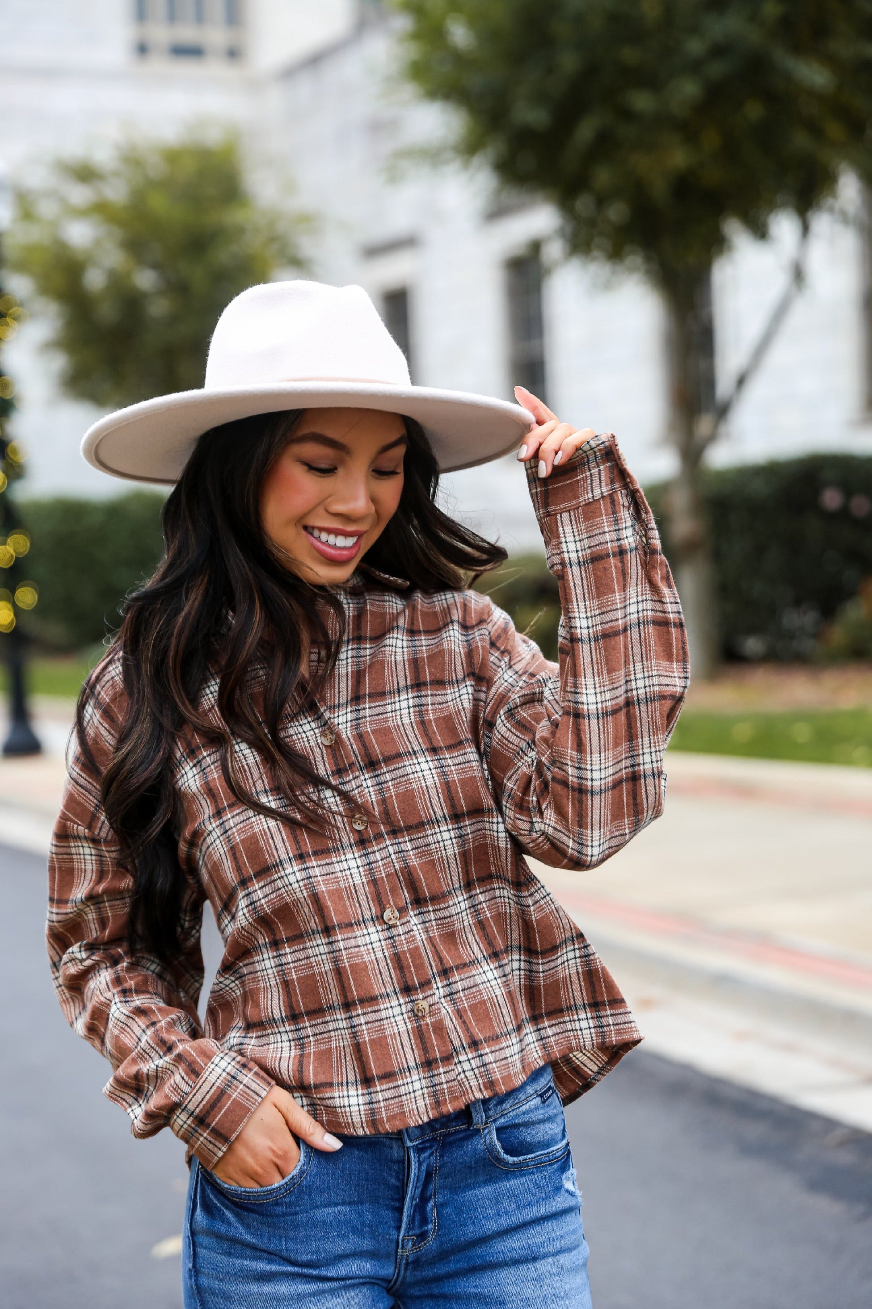 Brown Plaid Flannel