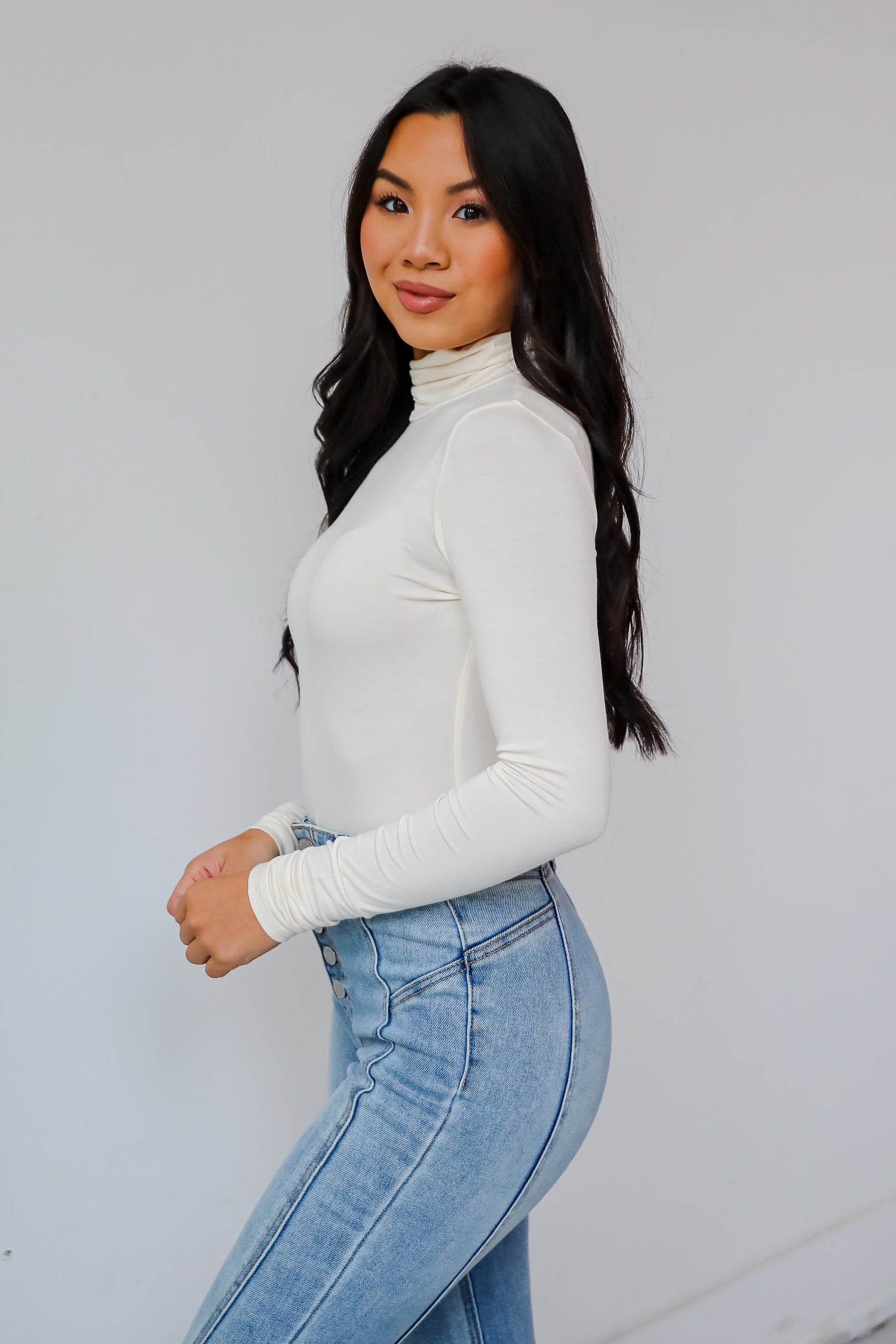 Kennedy Everyday Mock Neck Bodysuit