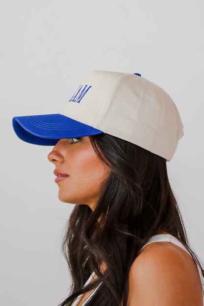 Royal Blue Go Team Color Block Embroidered Hat