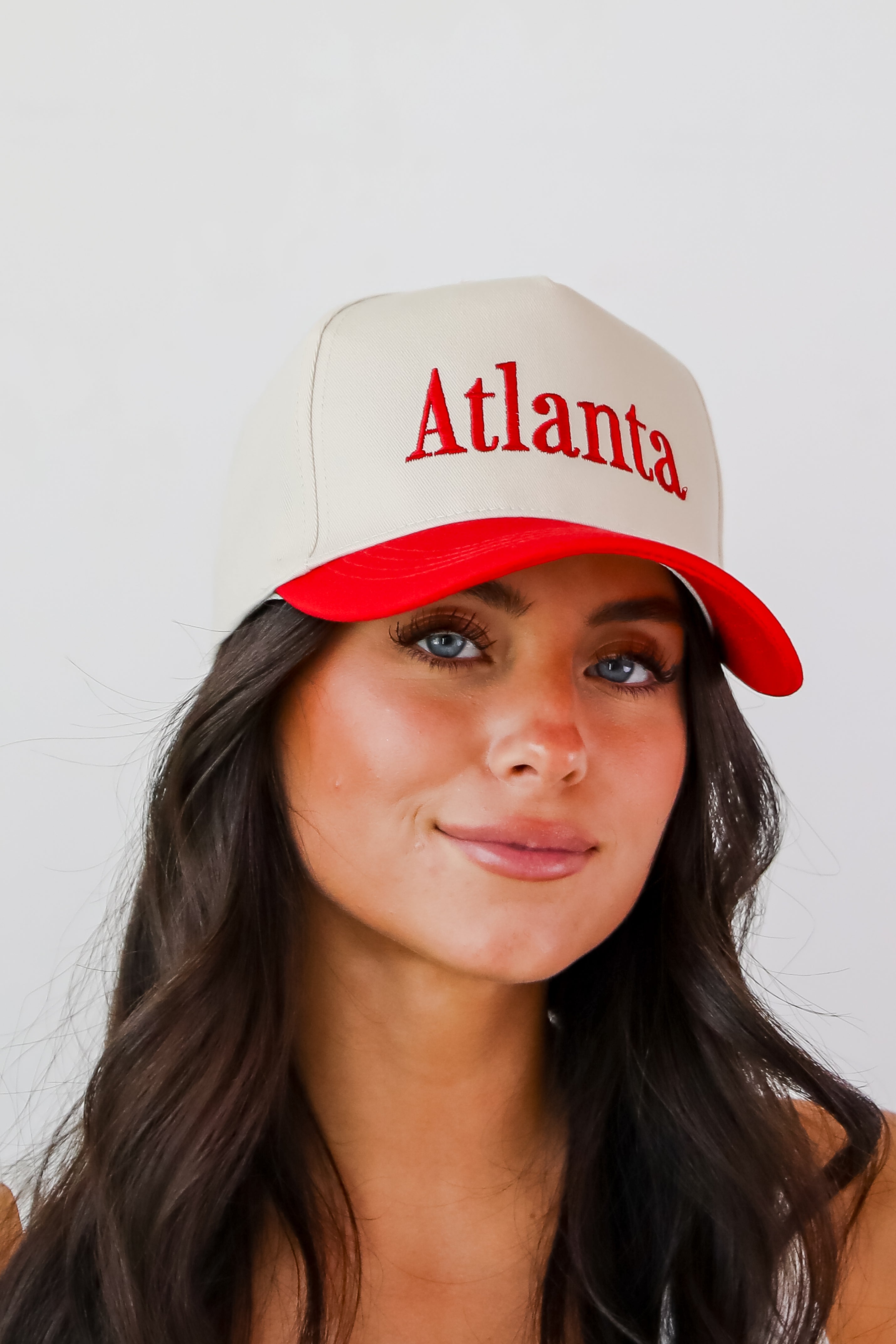 Atlanta Color Block Embroidered Hat