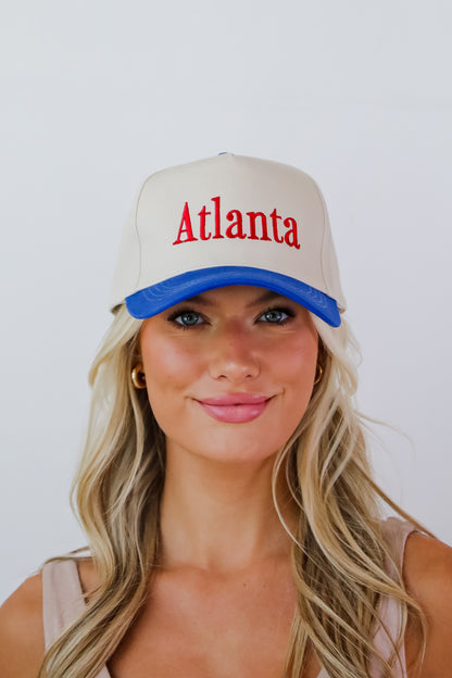 Atlanta Color Block Embroidered Hat