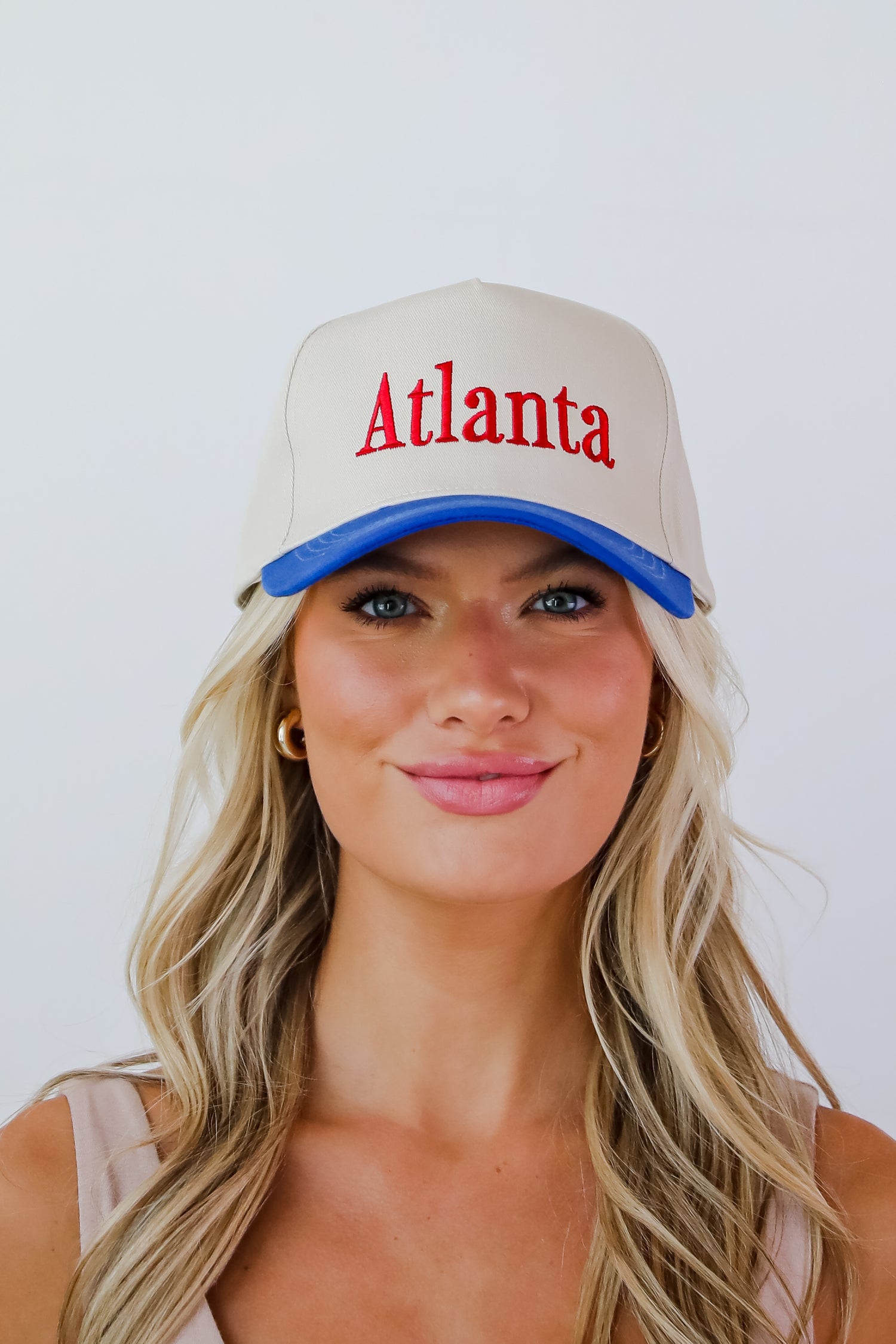 Atlanta Color Block Embroidered Hat