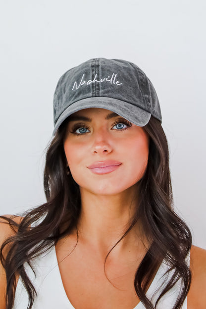 Nashville Script Embroidered Hat