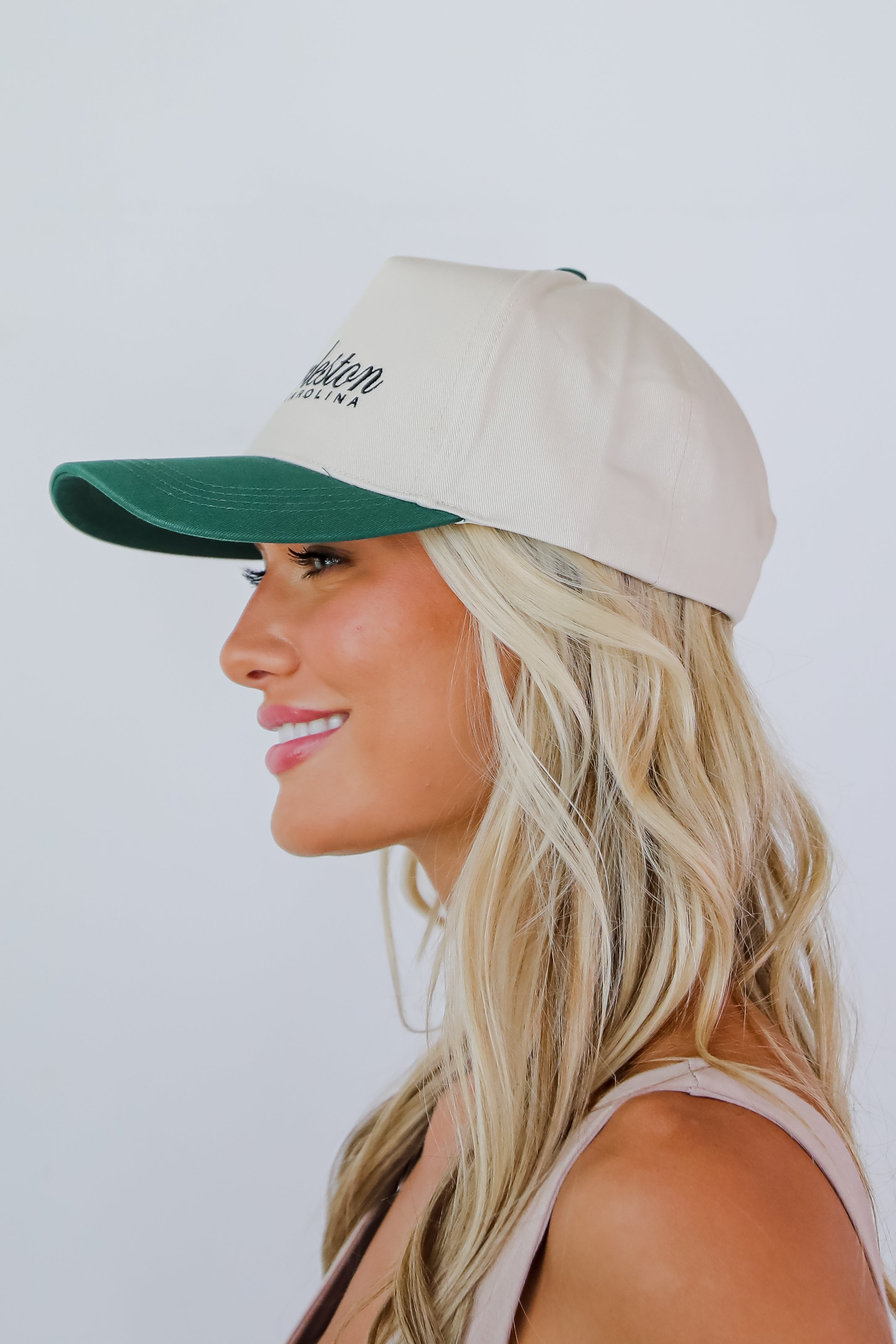 Charleston South Carolina Color Block Embroidered Hat