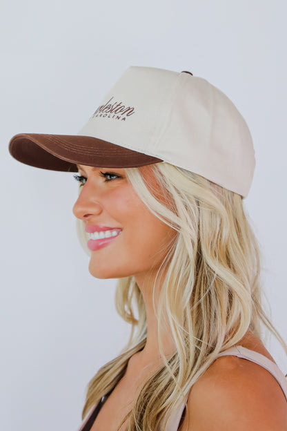 Charleston South Carolina Color Block Embroidered Hat