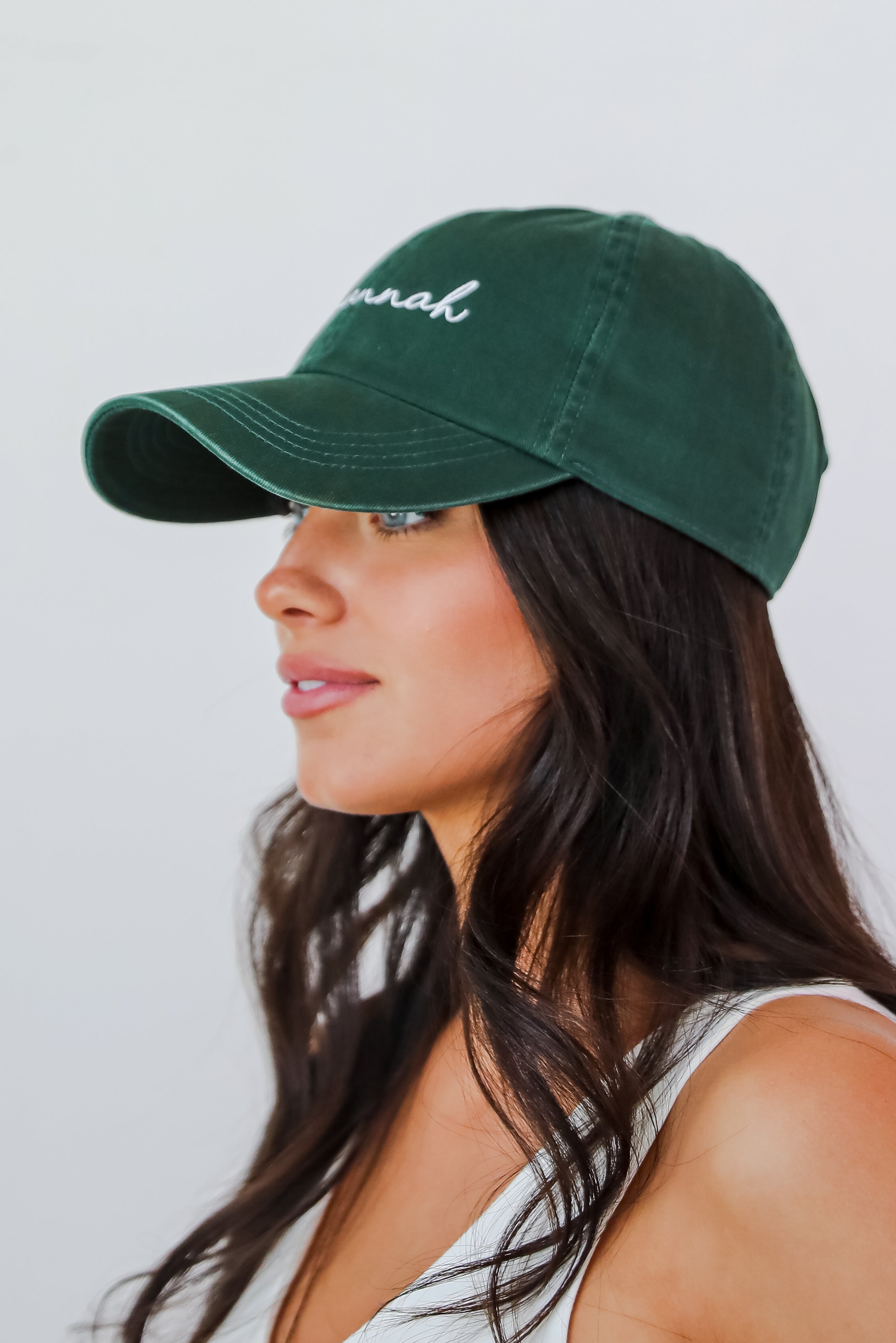 Savannah Script Embroidered Hat