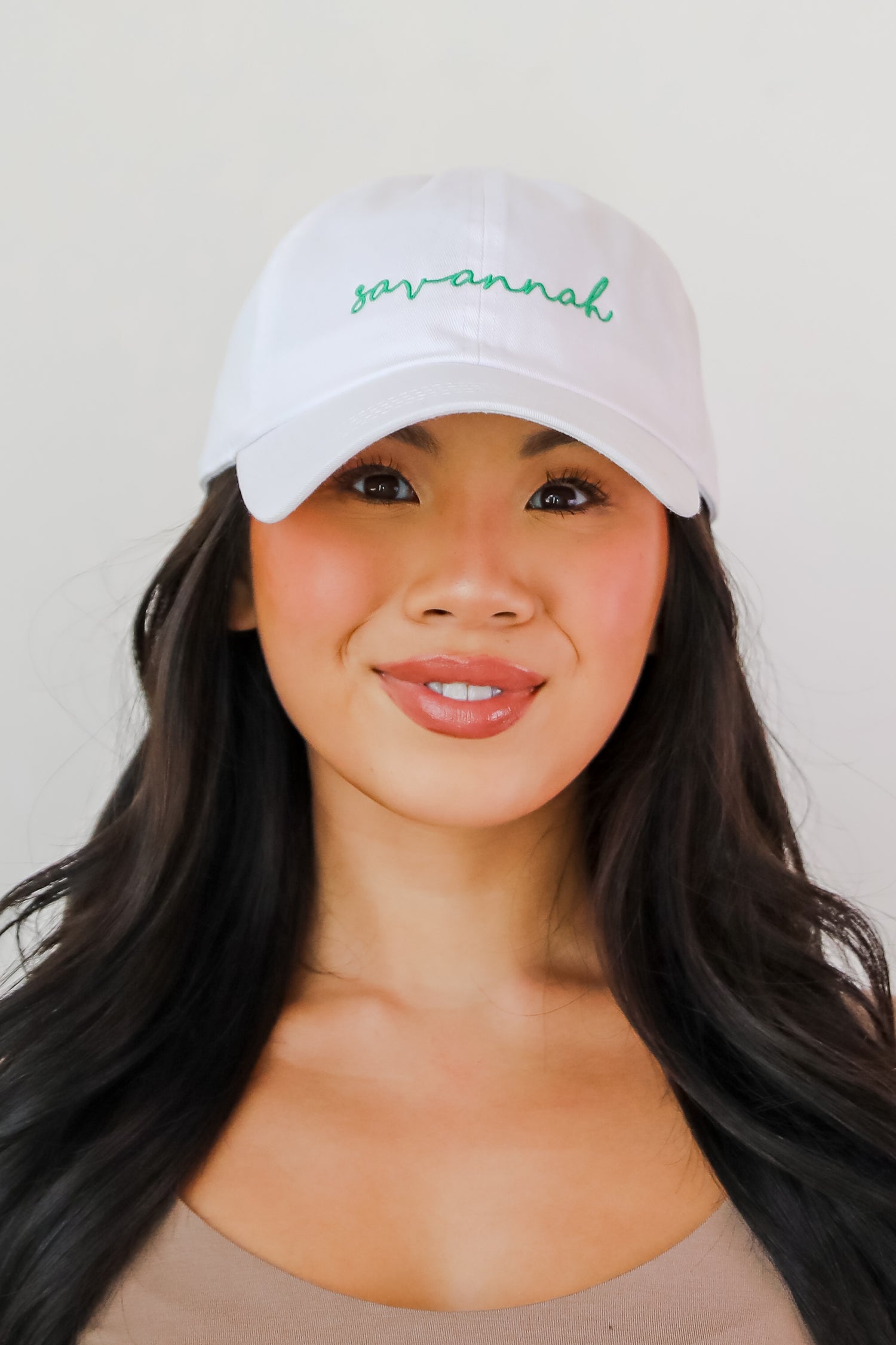 Savannah Script Embroidered Hat