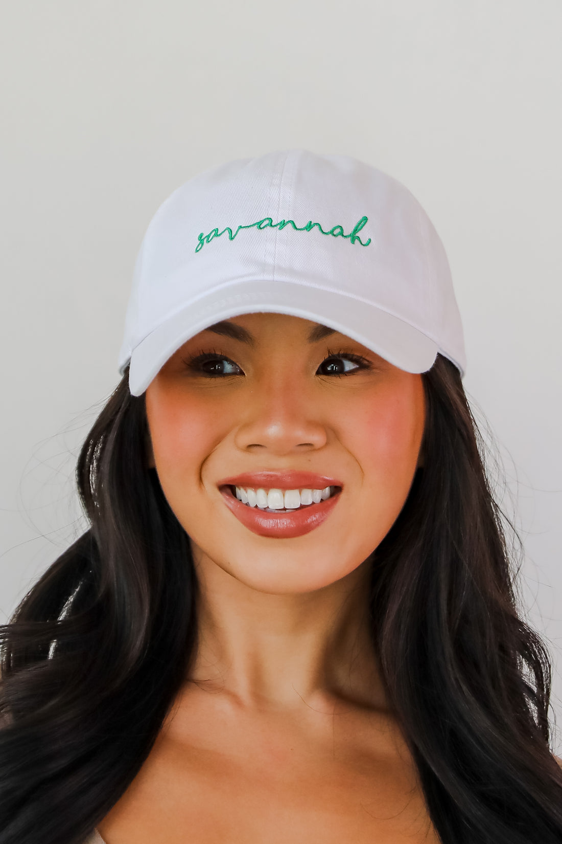 Savannah Script Embroidered Hat