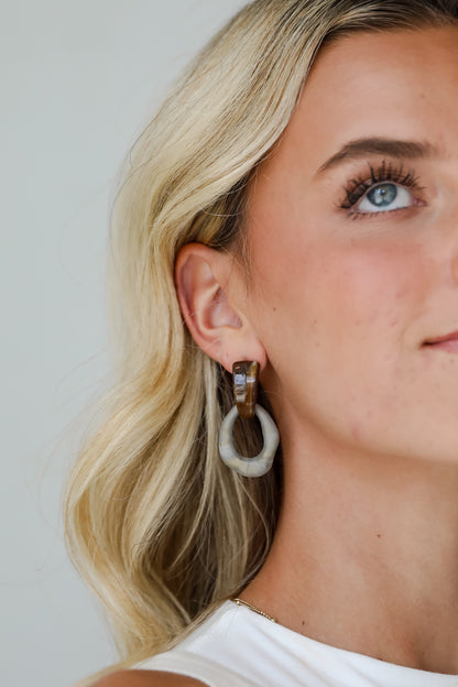 Audrey Acrylic Drop Earrings