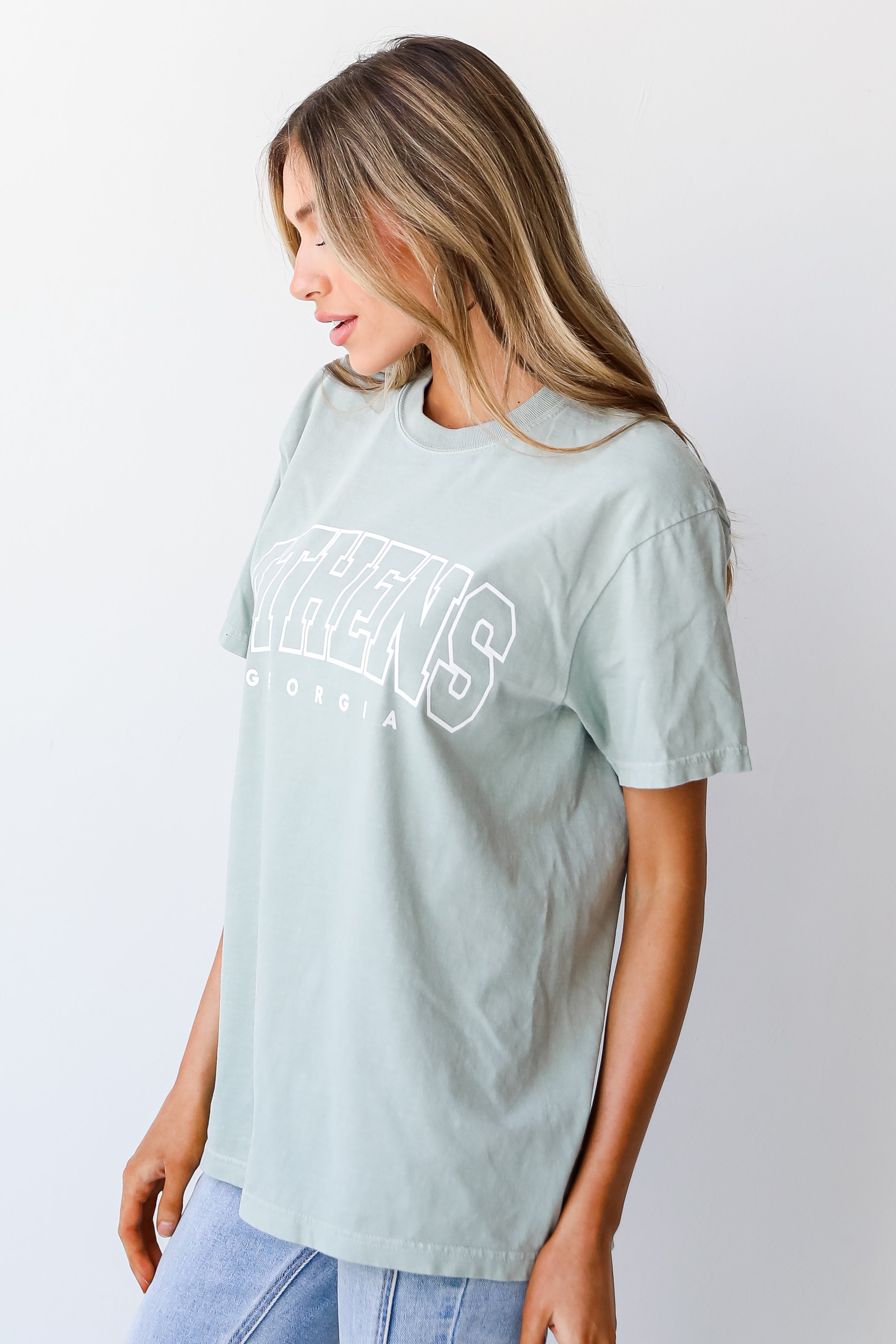 Sage Athens Georgia Tee side view