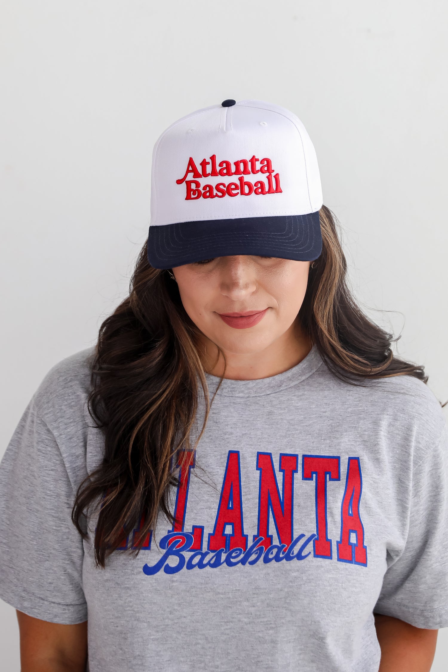 Navy Atlanta Baseball Hat