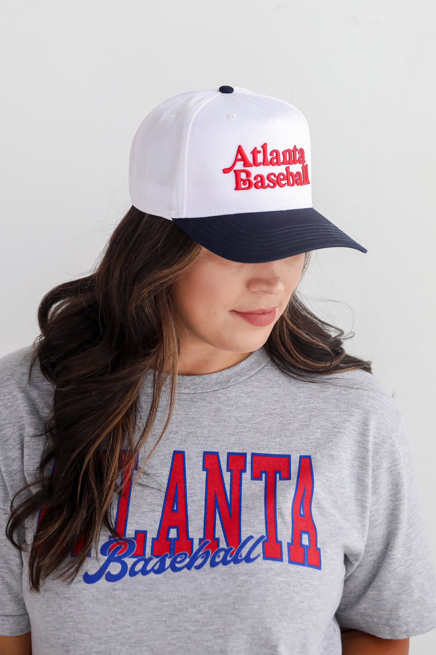 Navy Atlanta Baseball Hat