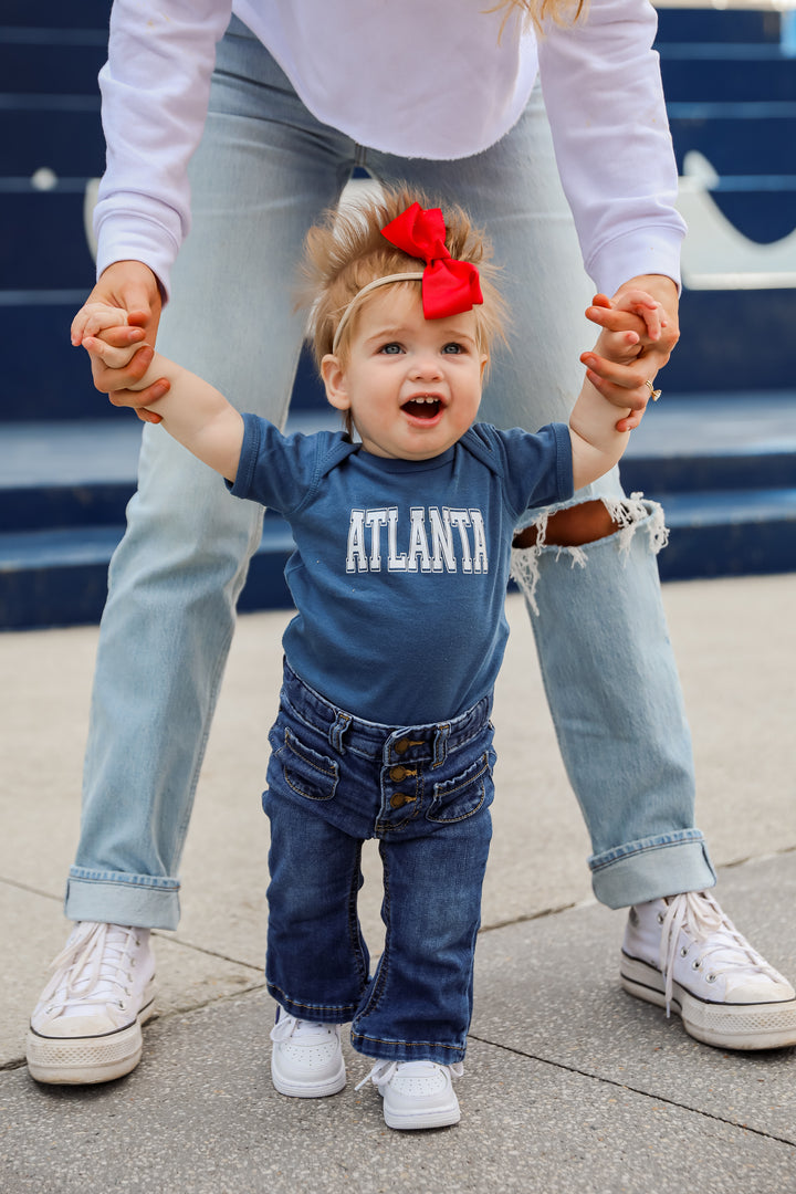 Navy Atlanta Onesie