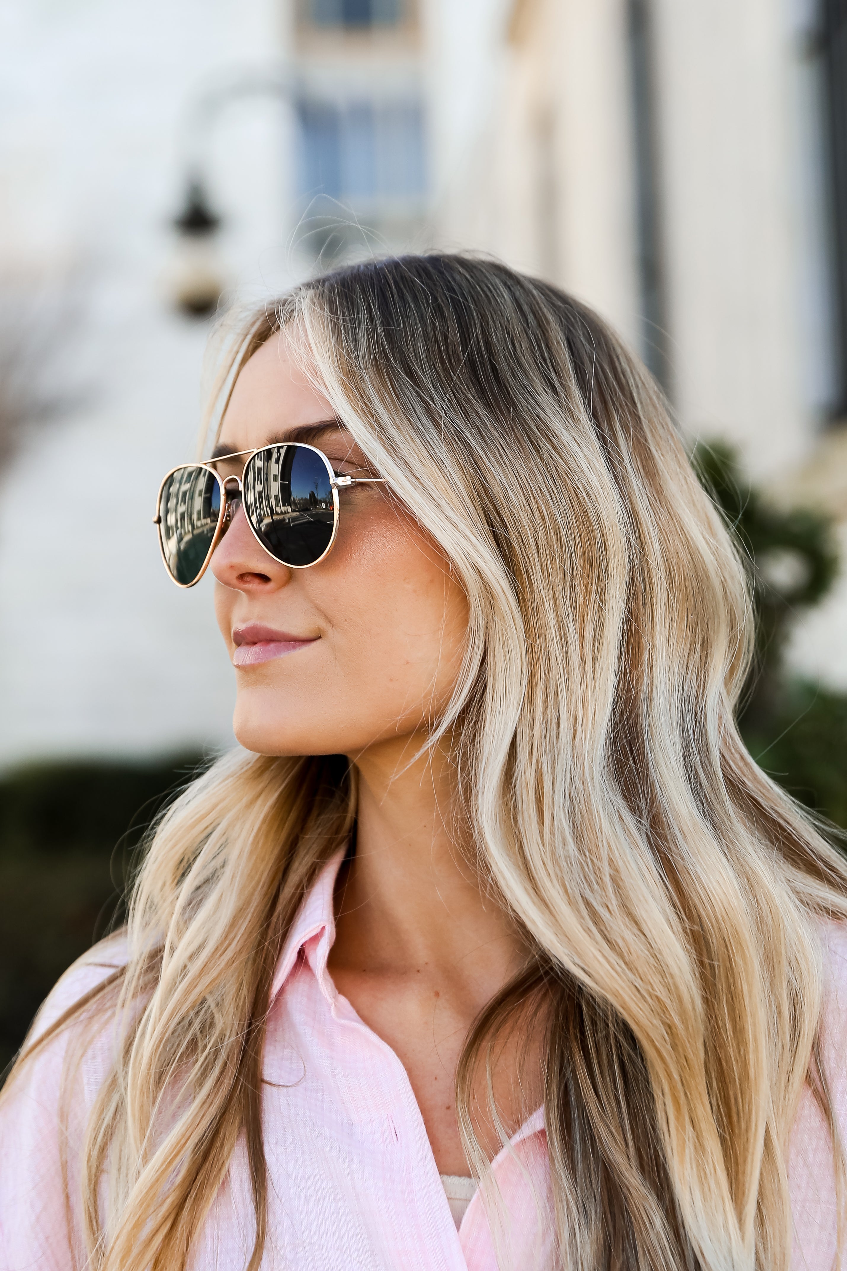 cute Black Aviator Sunglasses