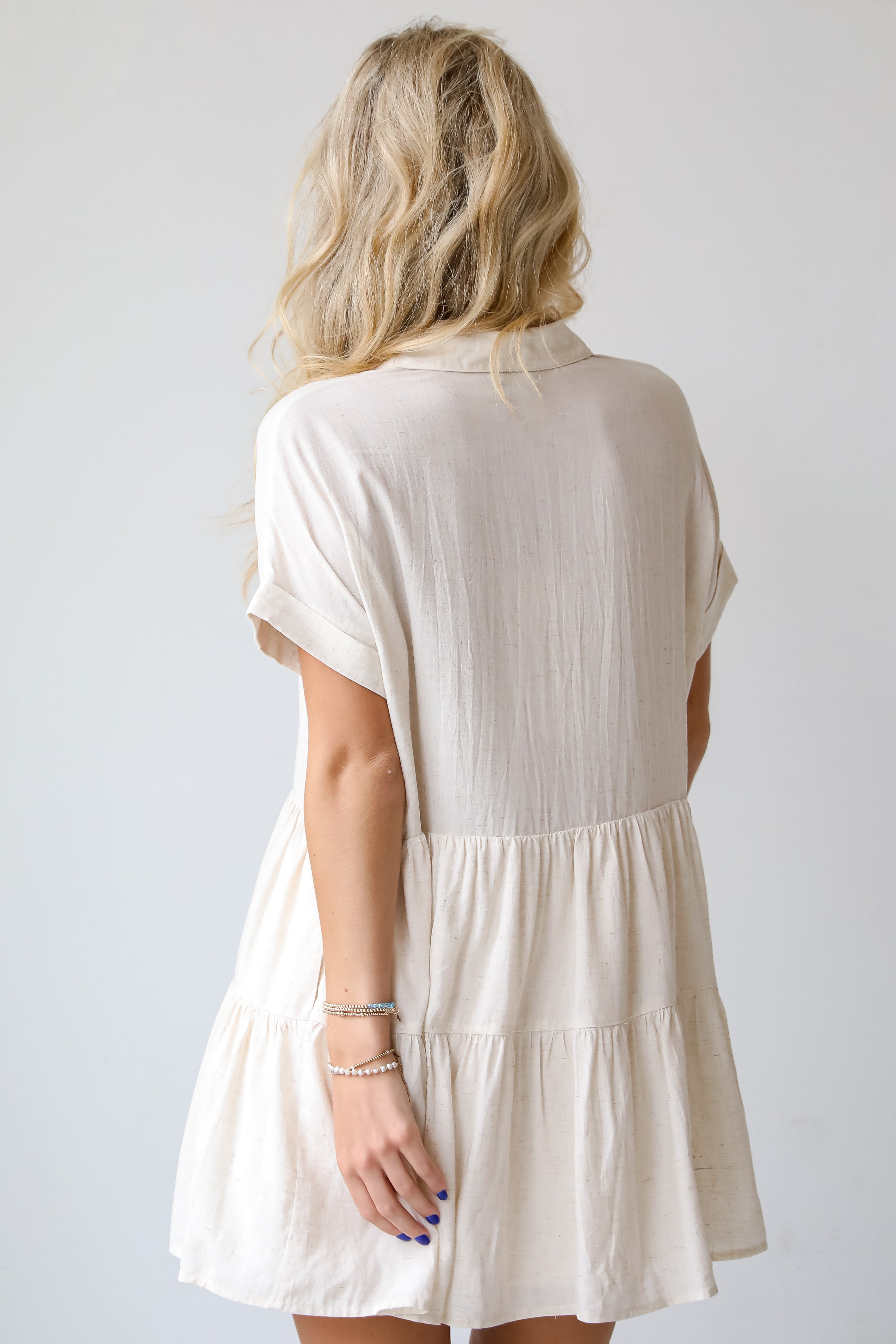 Easily Irresistible Tiered Mini Dress