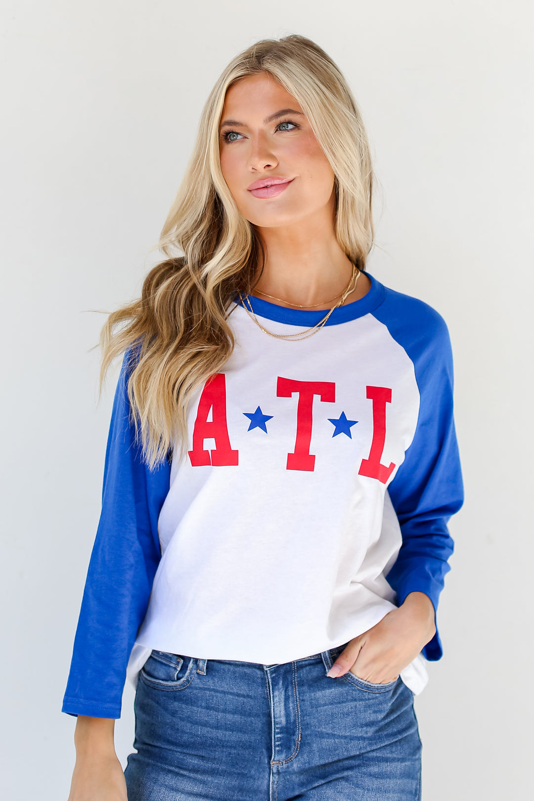 ATL Star Raglan Tee front view