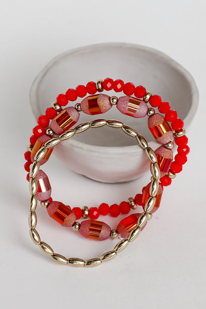 red bracelet