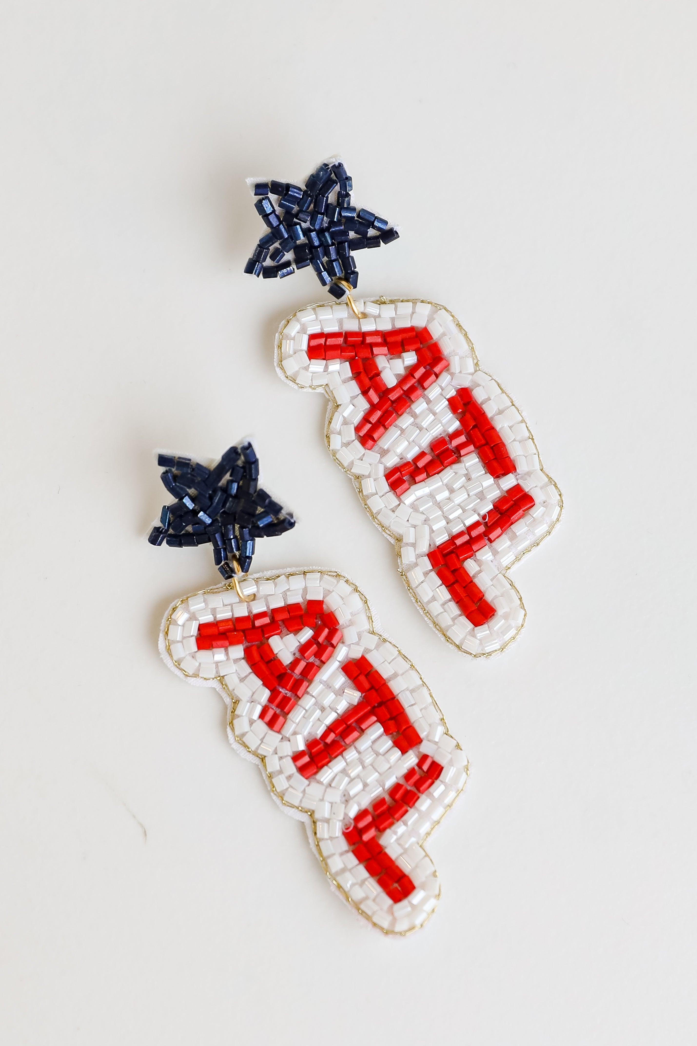 ATL Star Beaded Drop Earrings