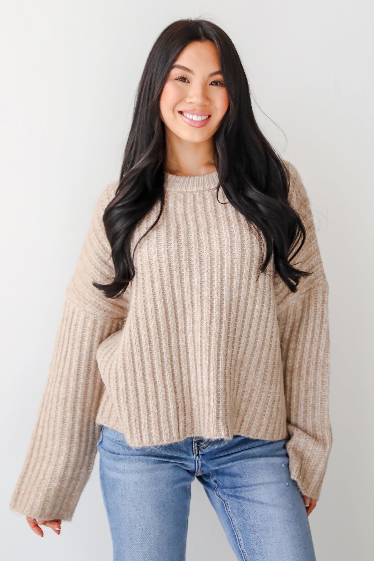 Charmed Crush Beige Sweater