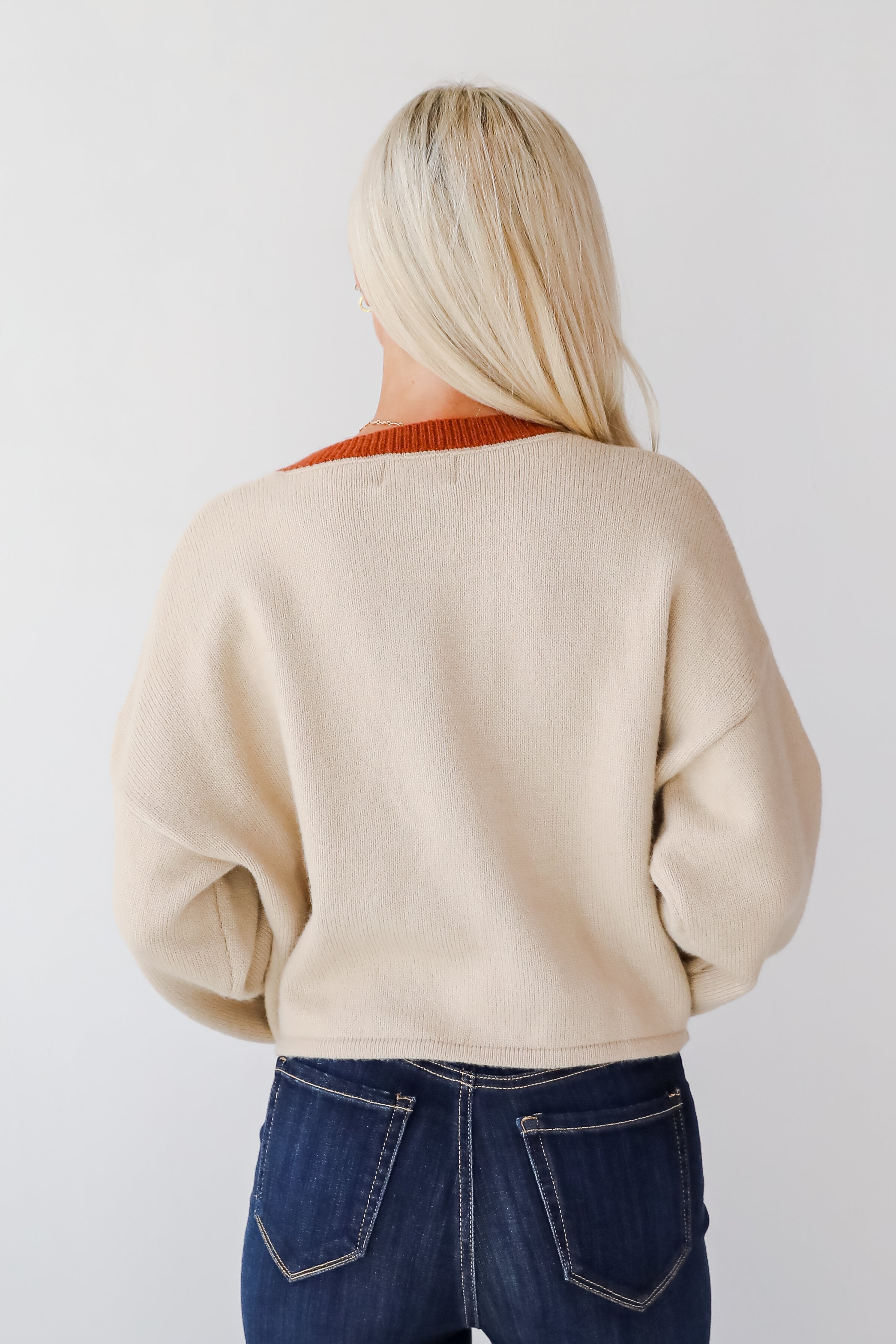 Cozy Energy Beige Sweater Cardigan