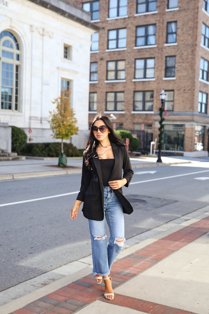 Major Confidence Black Blazer