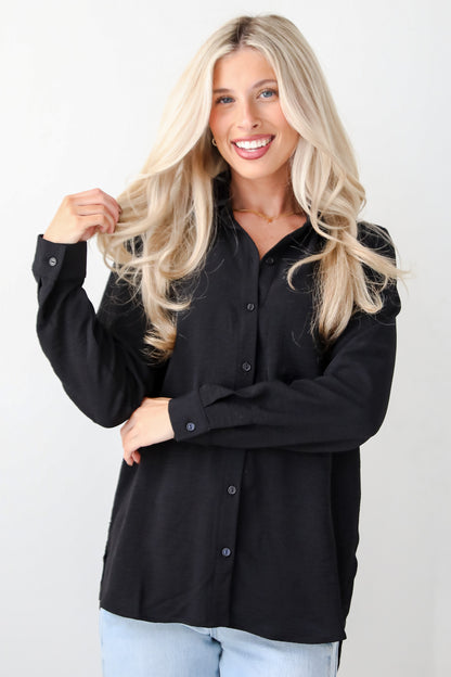 Perfected Sophistication Button-Up Blouse