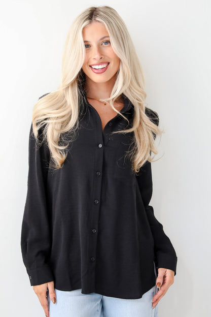 Perfected Sophistication Button-Up Blouse