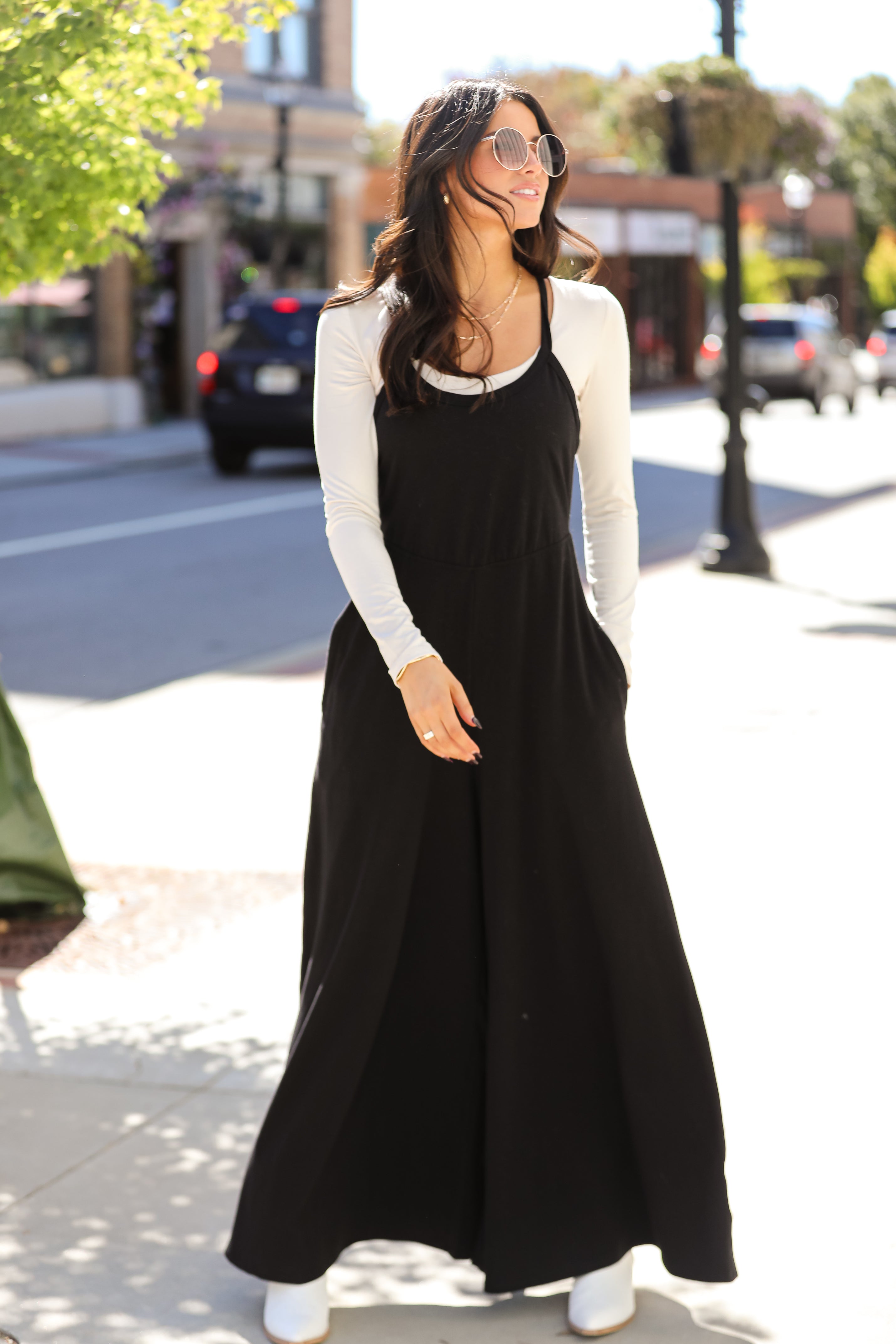 Irresistible Feelings Black Wide Leg Jumpsuit