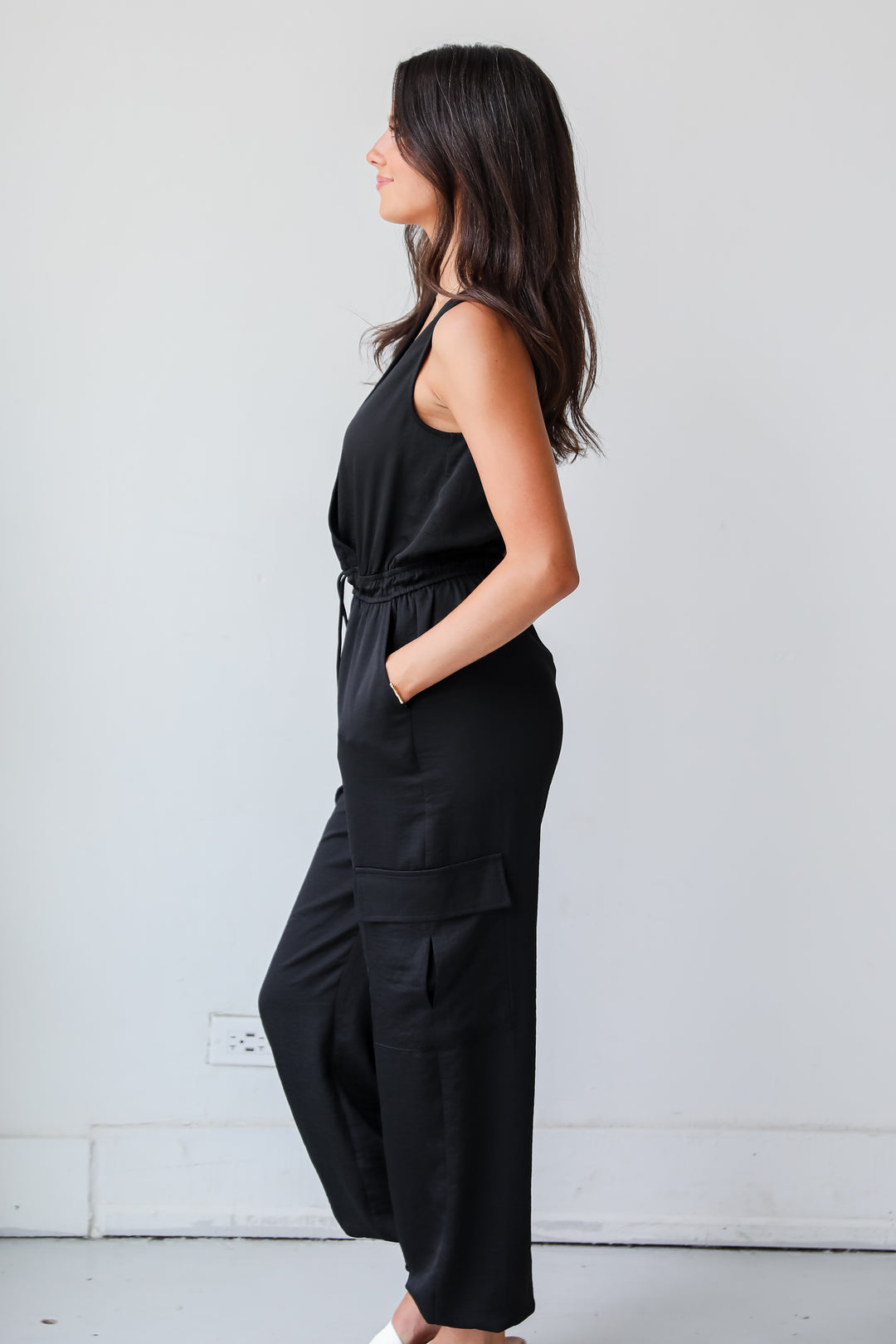 Flawless Comfort Black Jumpsuit