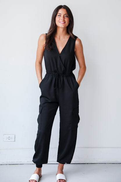 Flawless Comfort Black Jumpsuit