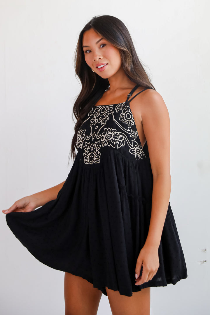 Charming Necessity Black Romper