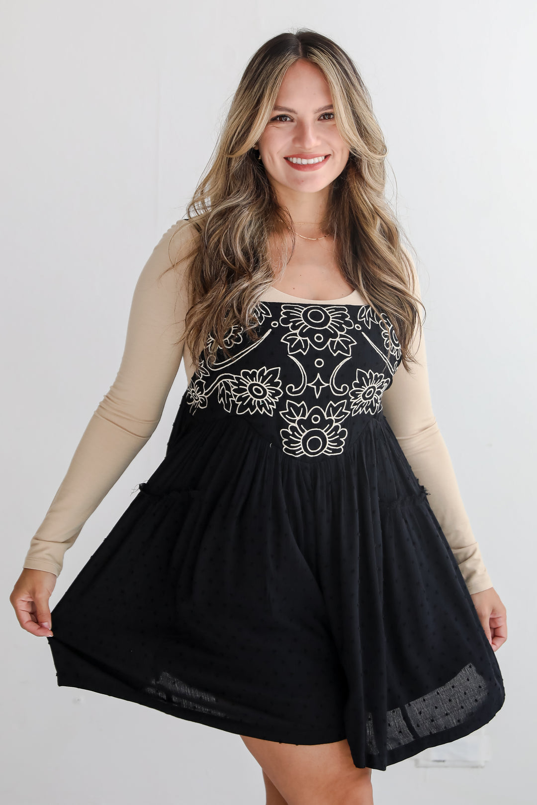 Charming Necessity Black Romper