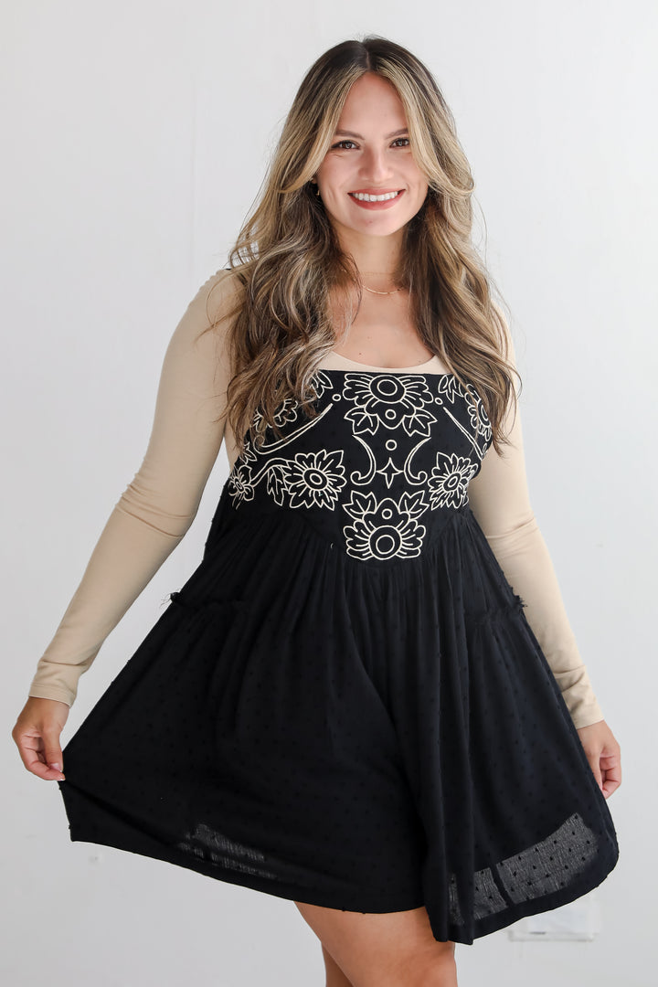 Charming Necessity Black Romper