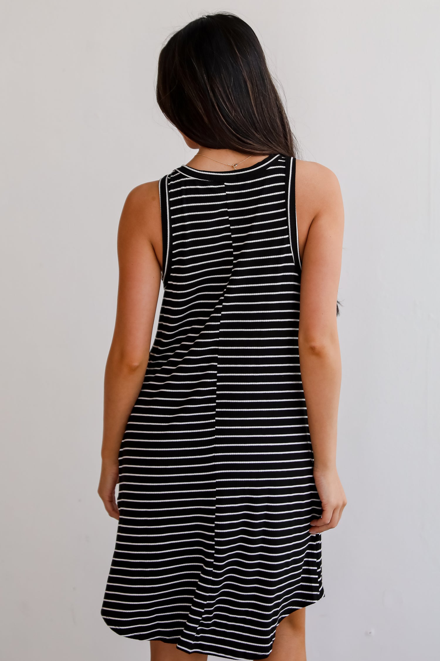 casual striped dress