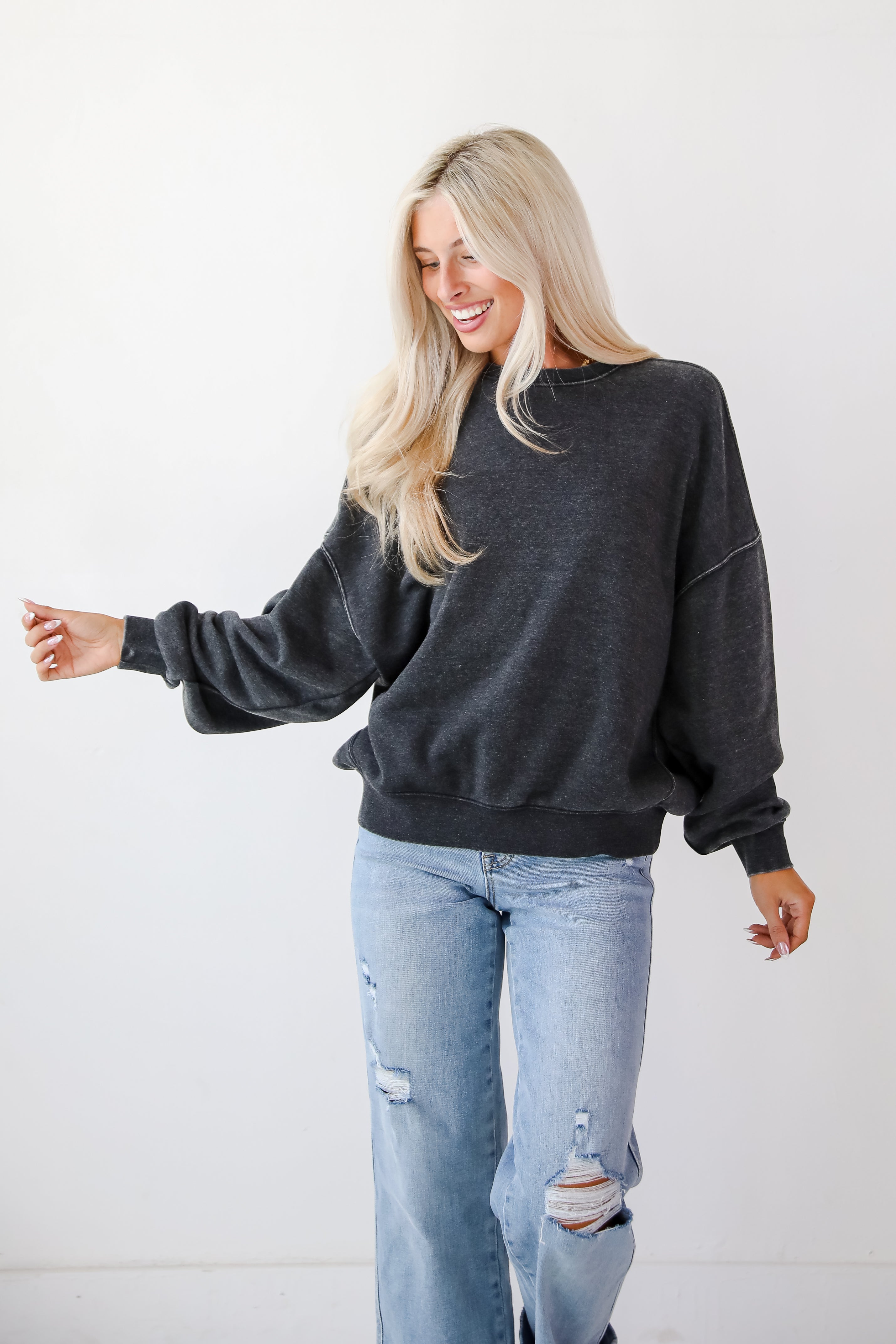 Weekend Chiller Black Sweatshirt