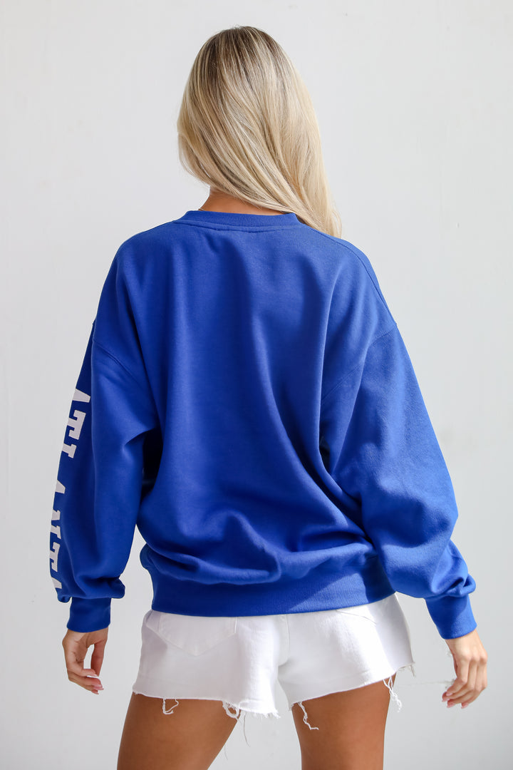 Royal Blue ATL Embroidered Sweatshirt