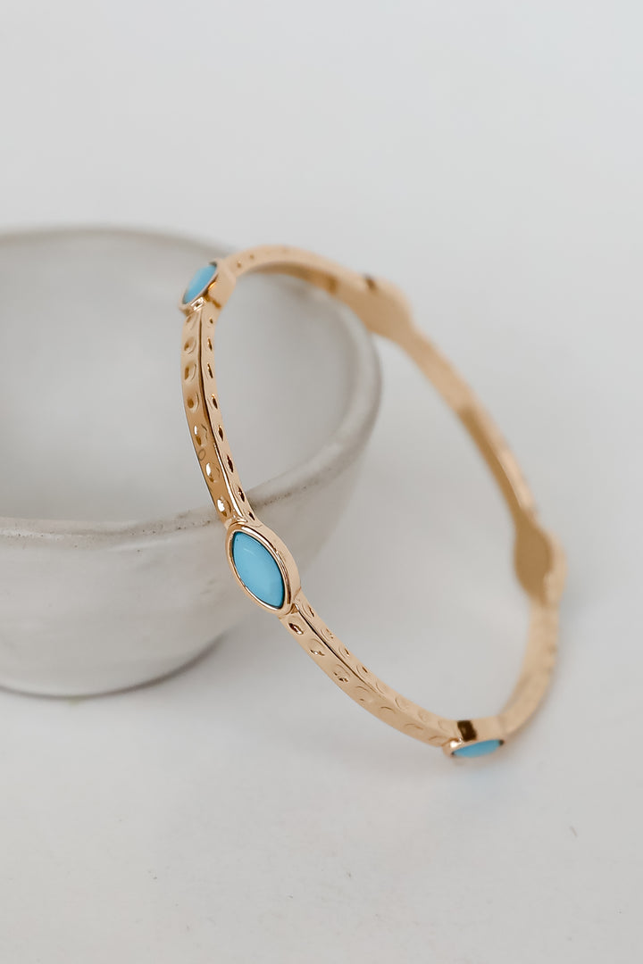 Gold Bangle Bracelet