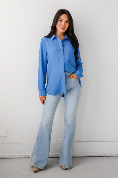 Perfected Sophistication Button-Up Blouse