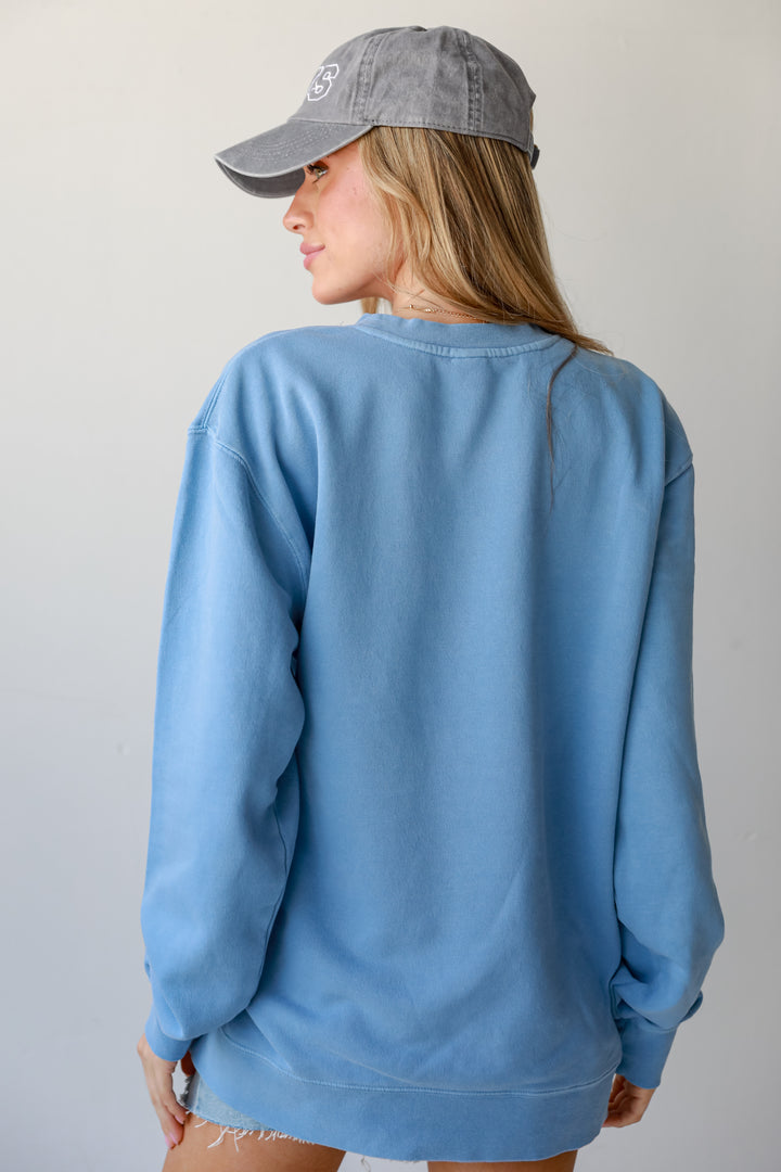 Blue Charleston South Carolina Pullover back view