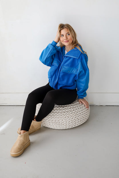 Amazing Comfort Fleece Bomber Jacket