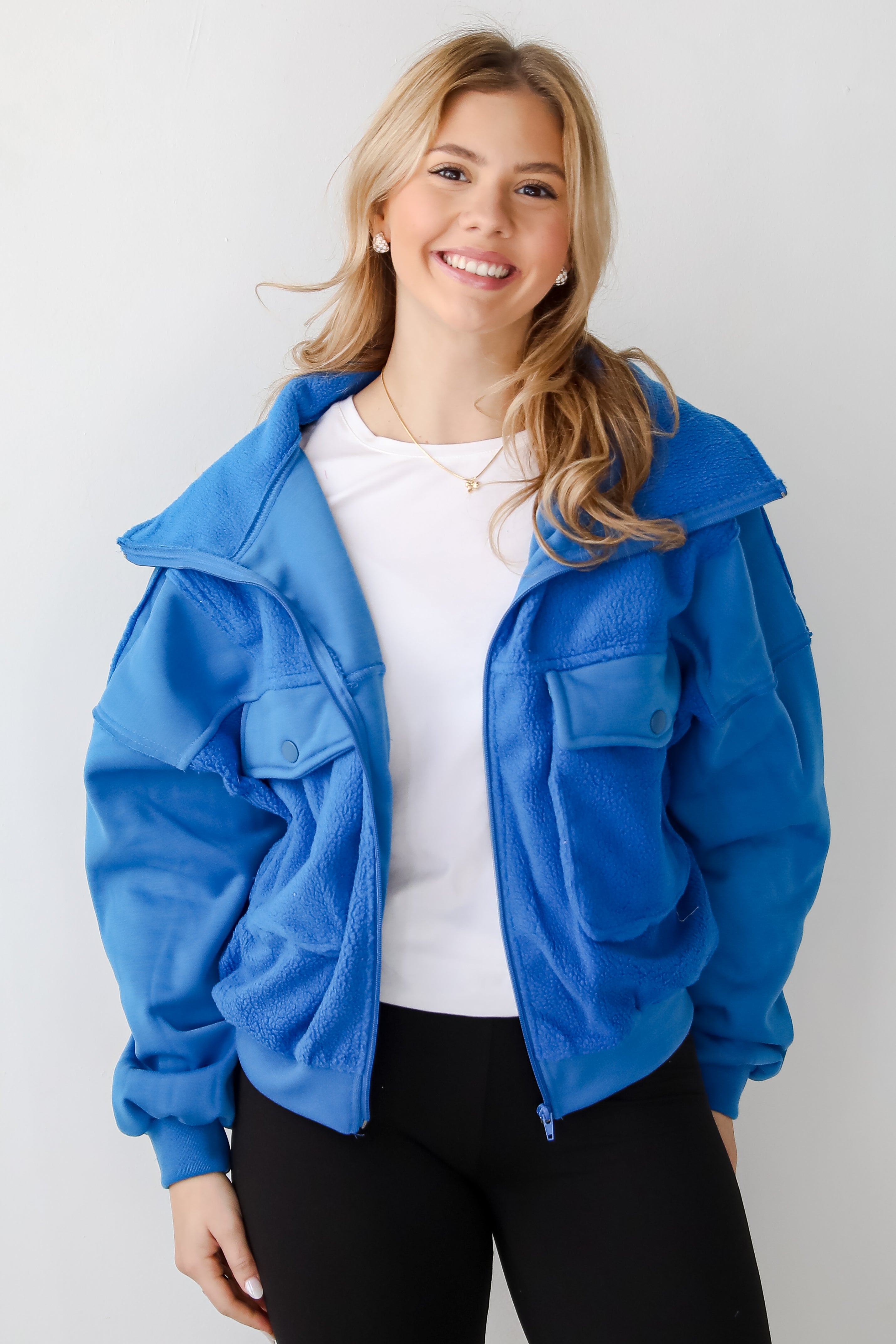 Amazing Comfort Fleece Bomber Jacket