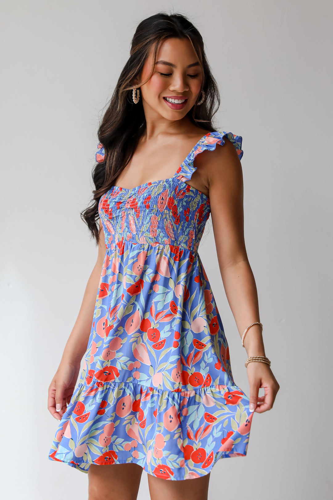 Sweet Breeze Blue Mini Dress