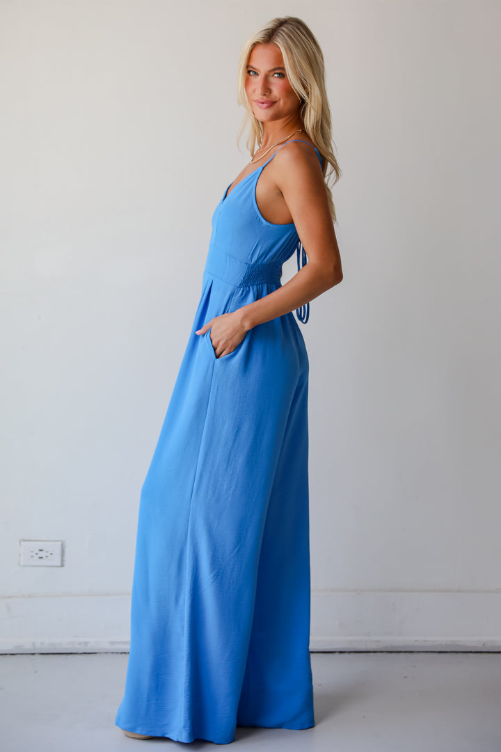 Cheerful Sweetie Blue Jumpsuit