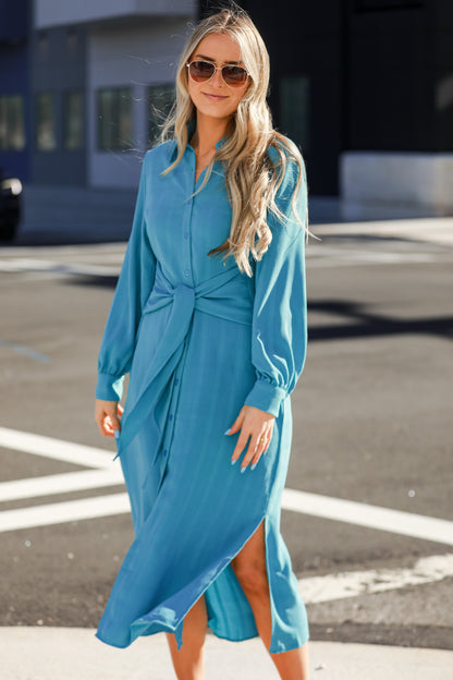 Blue Midi Dress