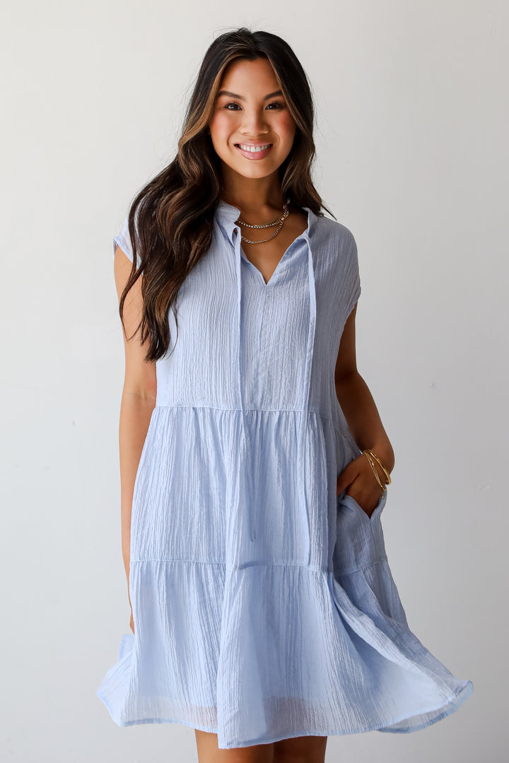 Light Blue Mini Dress